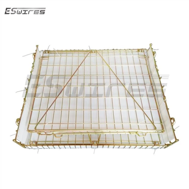 Folding Mesh Wire Container