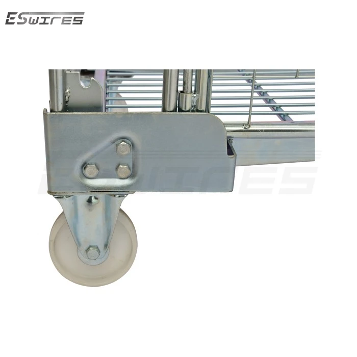 folding rolling laundry cart caster