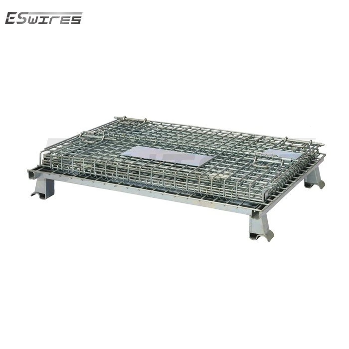 metal mesh container fold