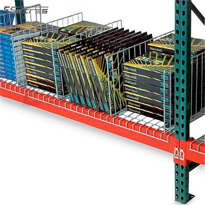 pallet rack vertical dividers application